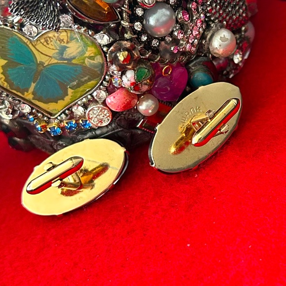 Stunning Pair of SWANK Vintage Gray & Black Cufflinks - Picture 5 of 10